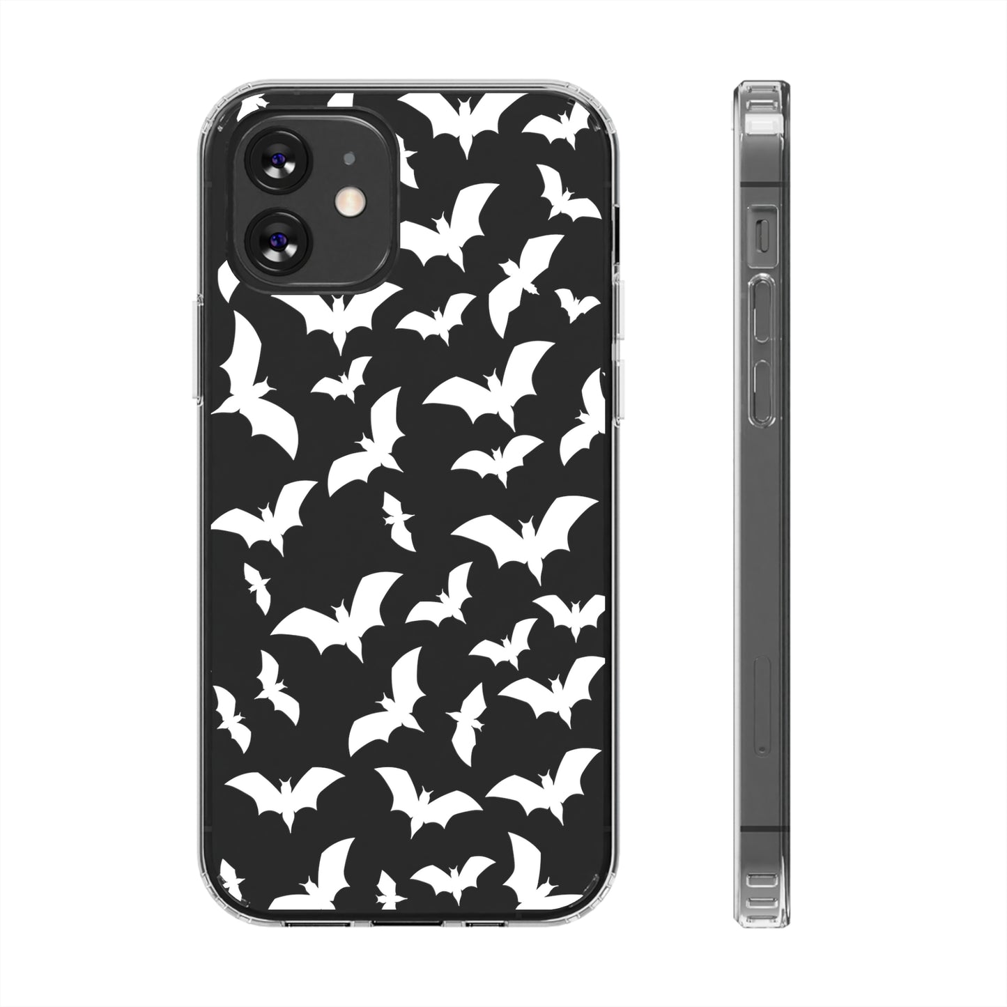 Bat Pattern 2 - Clear Phone Cases