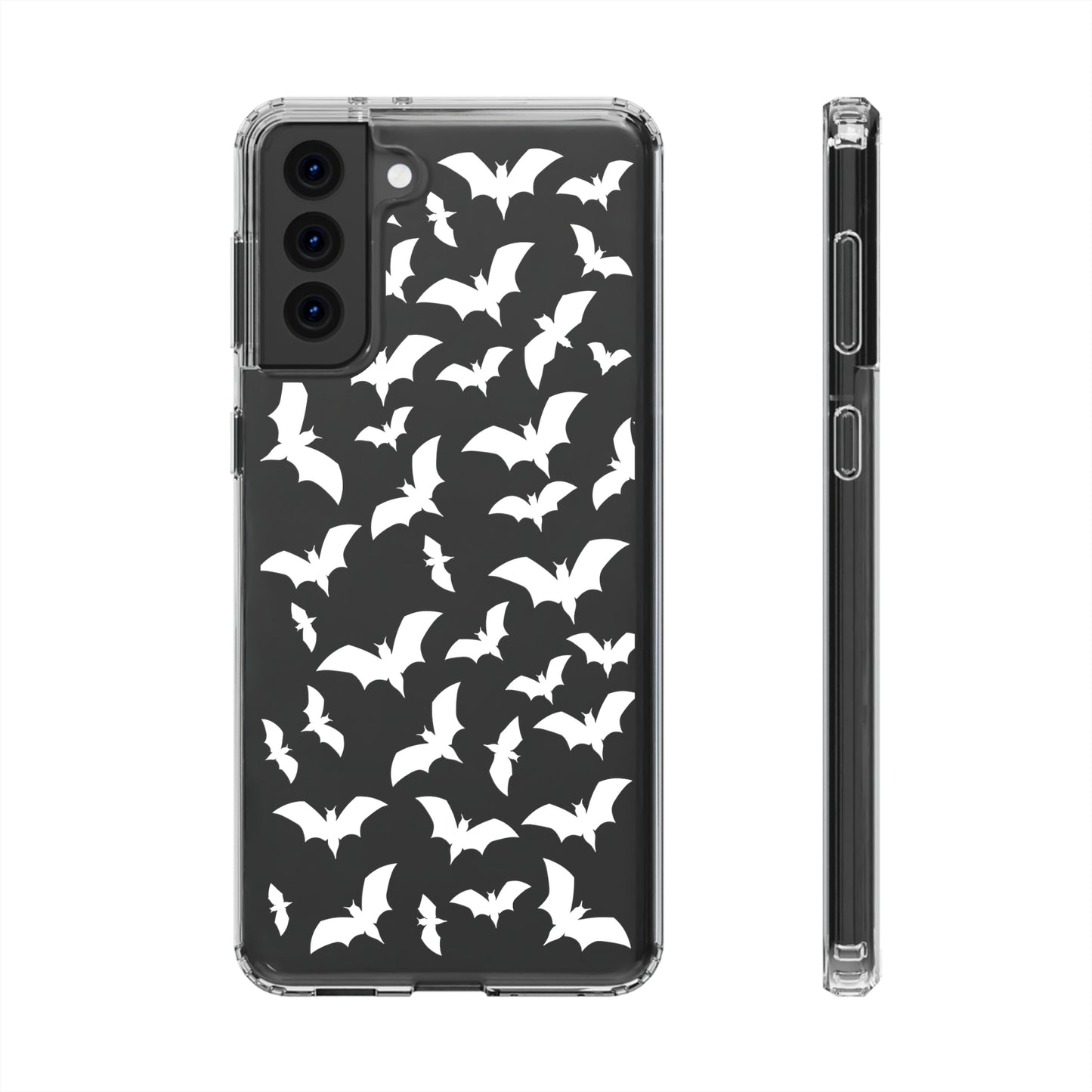Bat Pattern 2 - Clear Phone Cases
