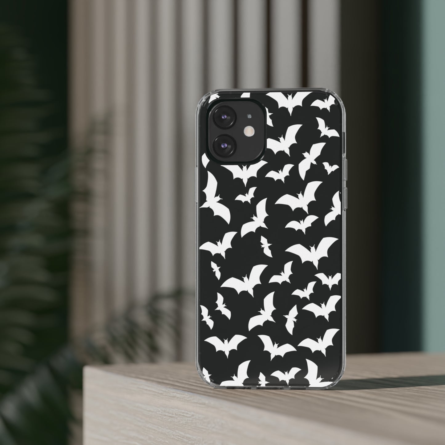 Bat Pattern 2 - Clear Phone Cases