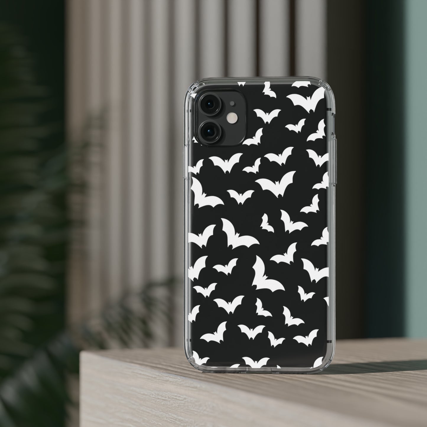 Bat Pattern 3 - Clear Phone Cases