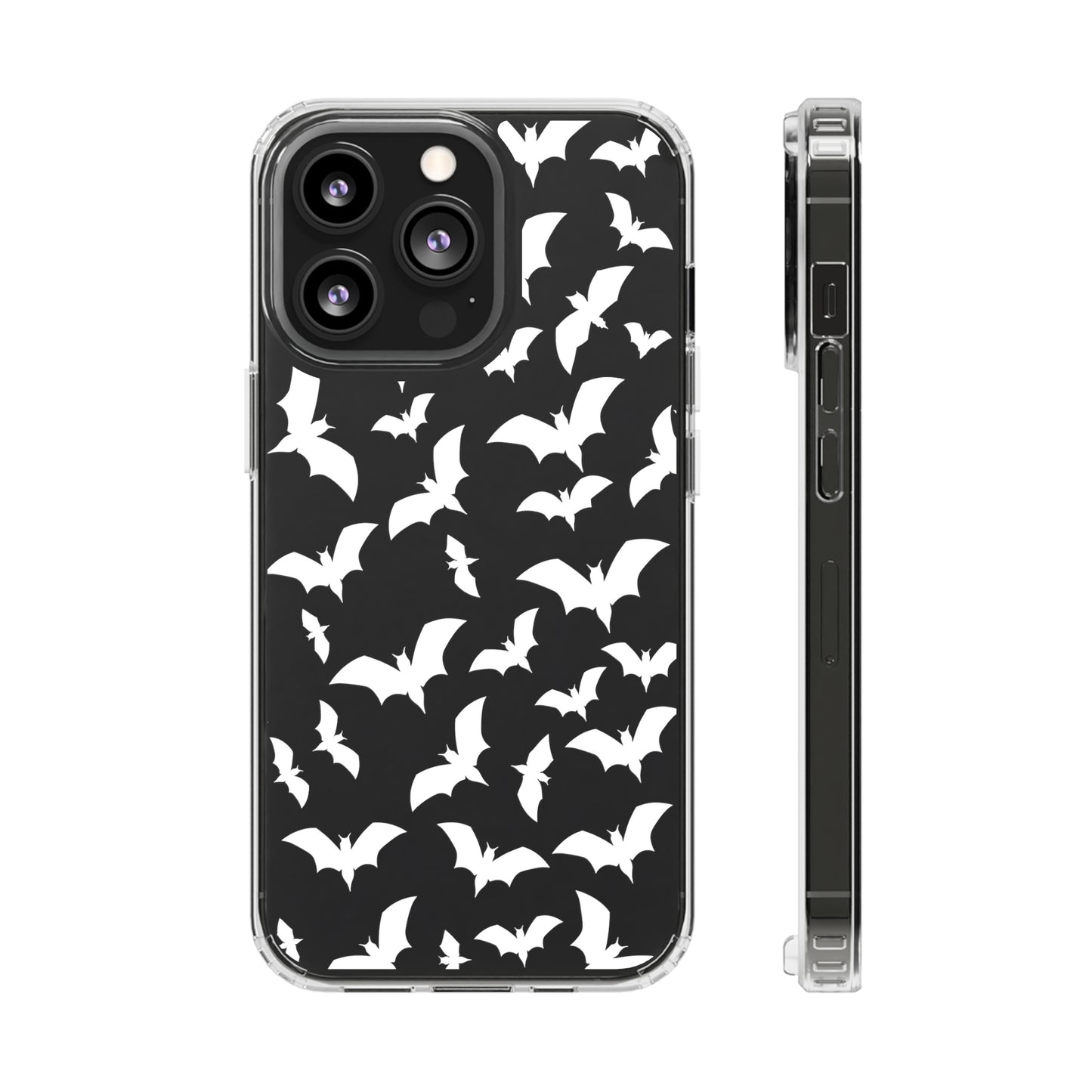 Bat Pattern 2 - Clear Phone Cases