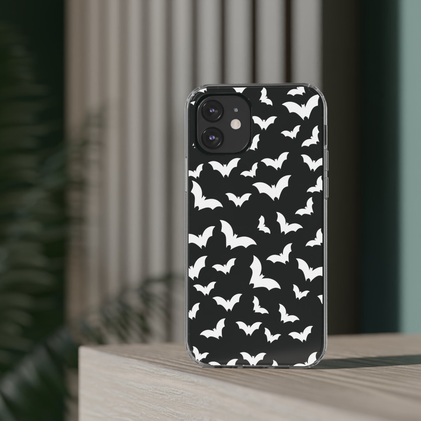 Bat Pattern 3 - Clear Phone Cases