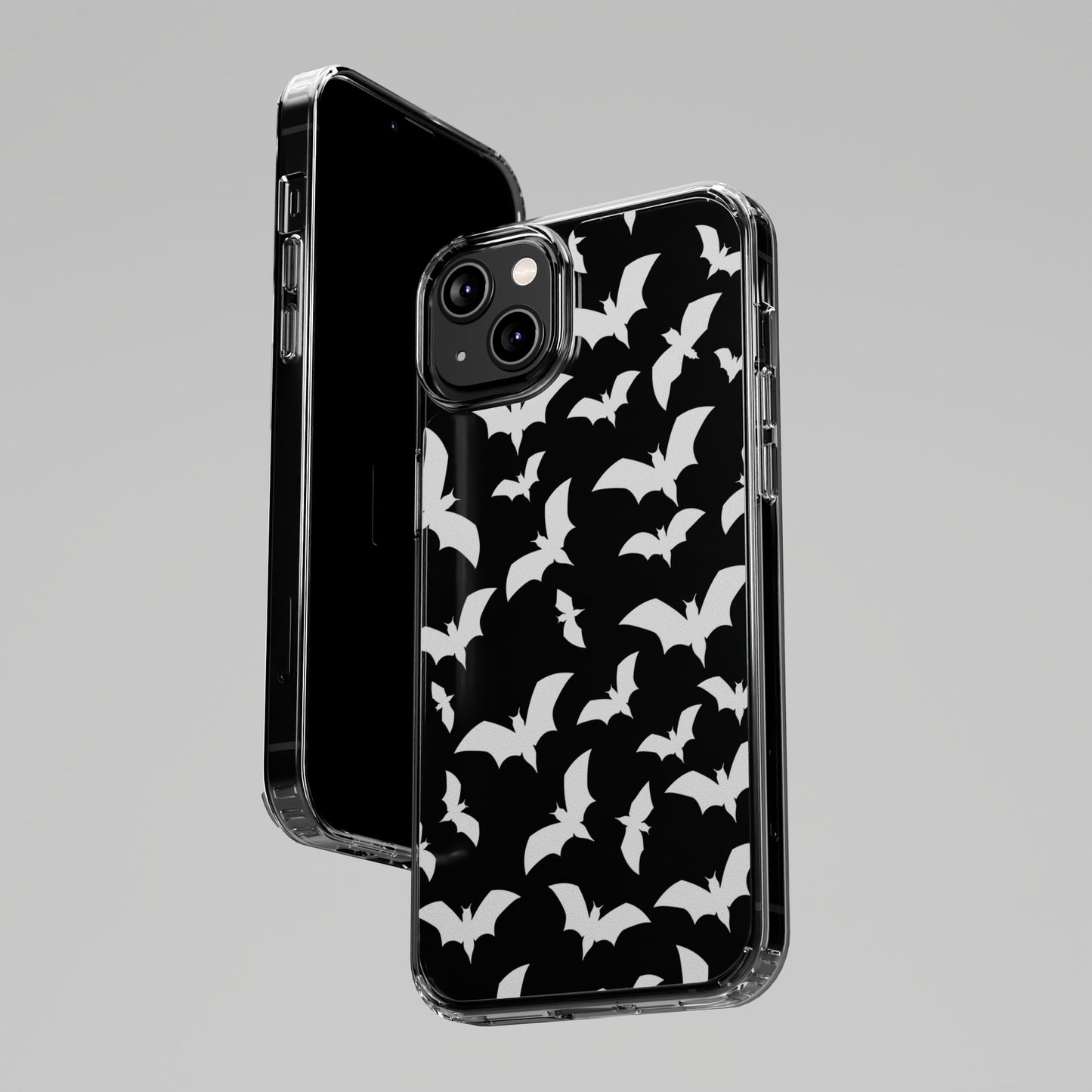 Bat Pattern 2 - Clear Phone Cases