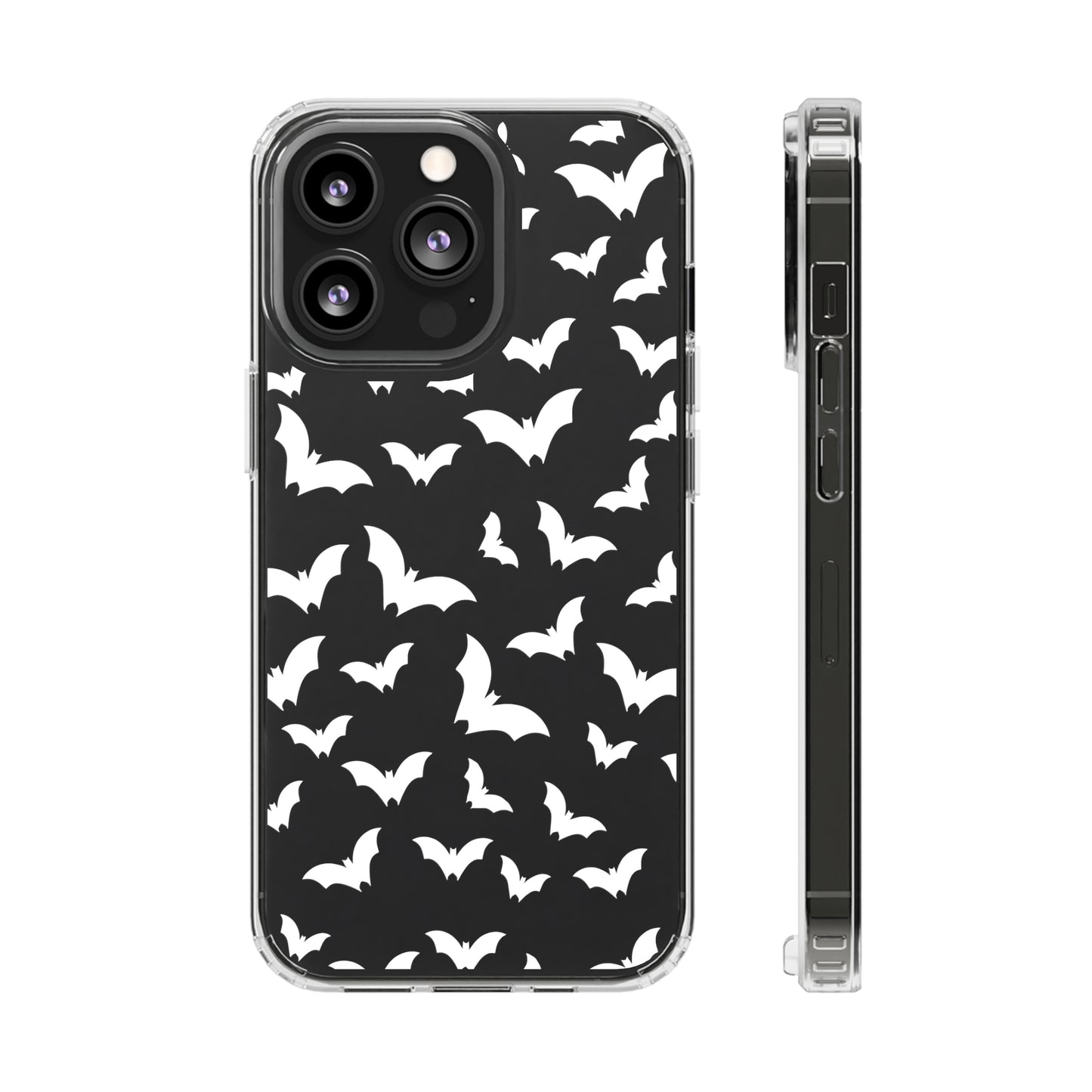 Bat Pattern 3 - Clear Phone Cases