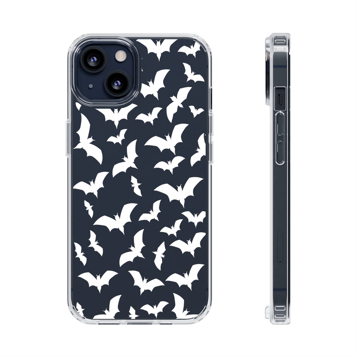 Bat Pattern 2 - Clear Phone Cases