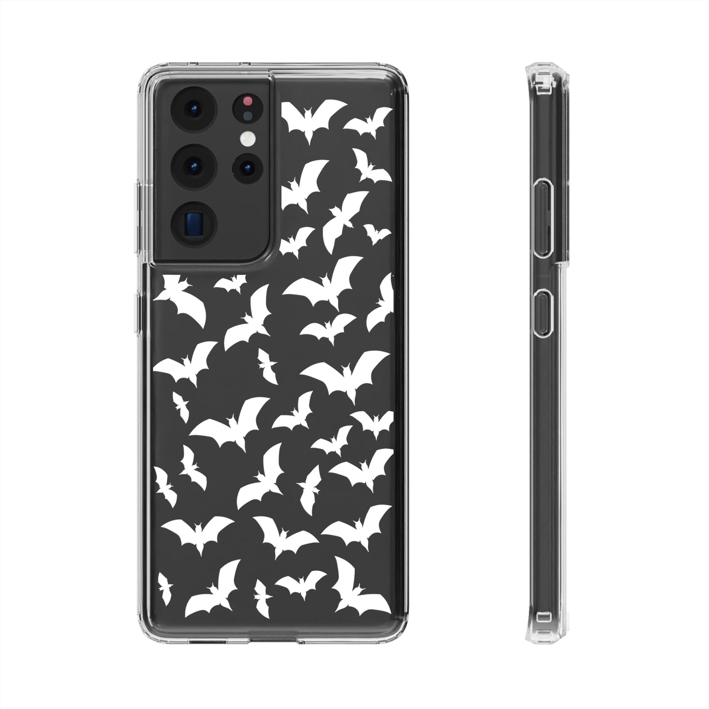 Bat Pattern 2 - Clear Phone Cases