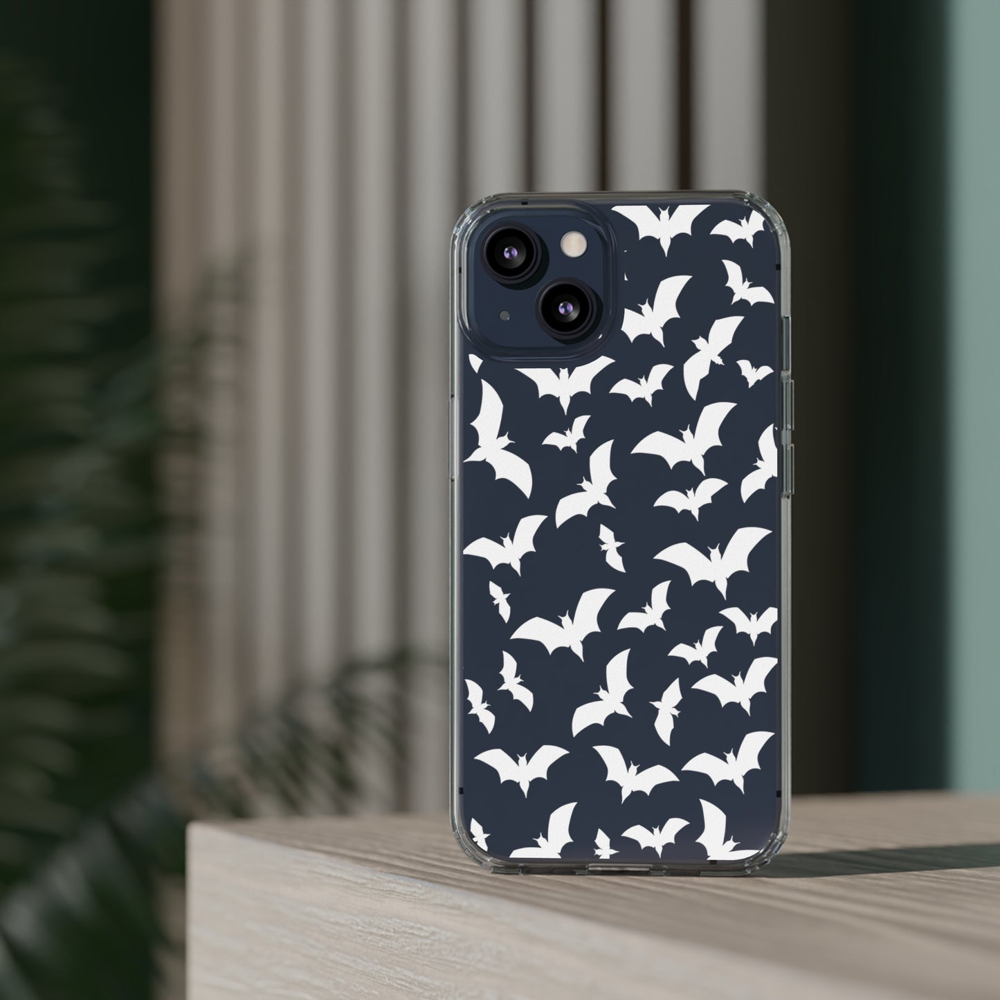 Bat Pattern 2 - Clear Phone Cases
