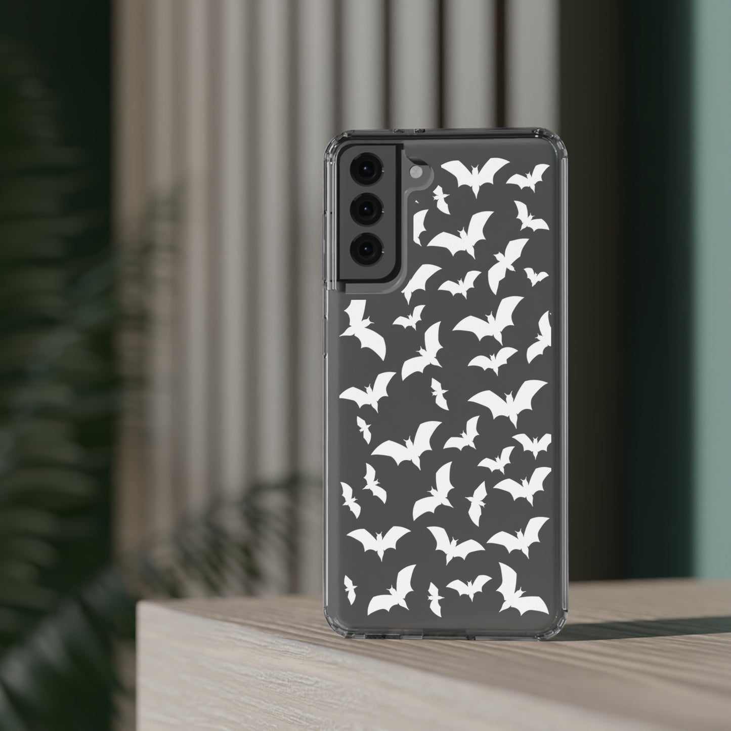 Bat Pattern 2 - Clear Phone Cases