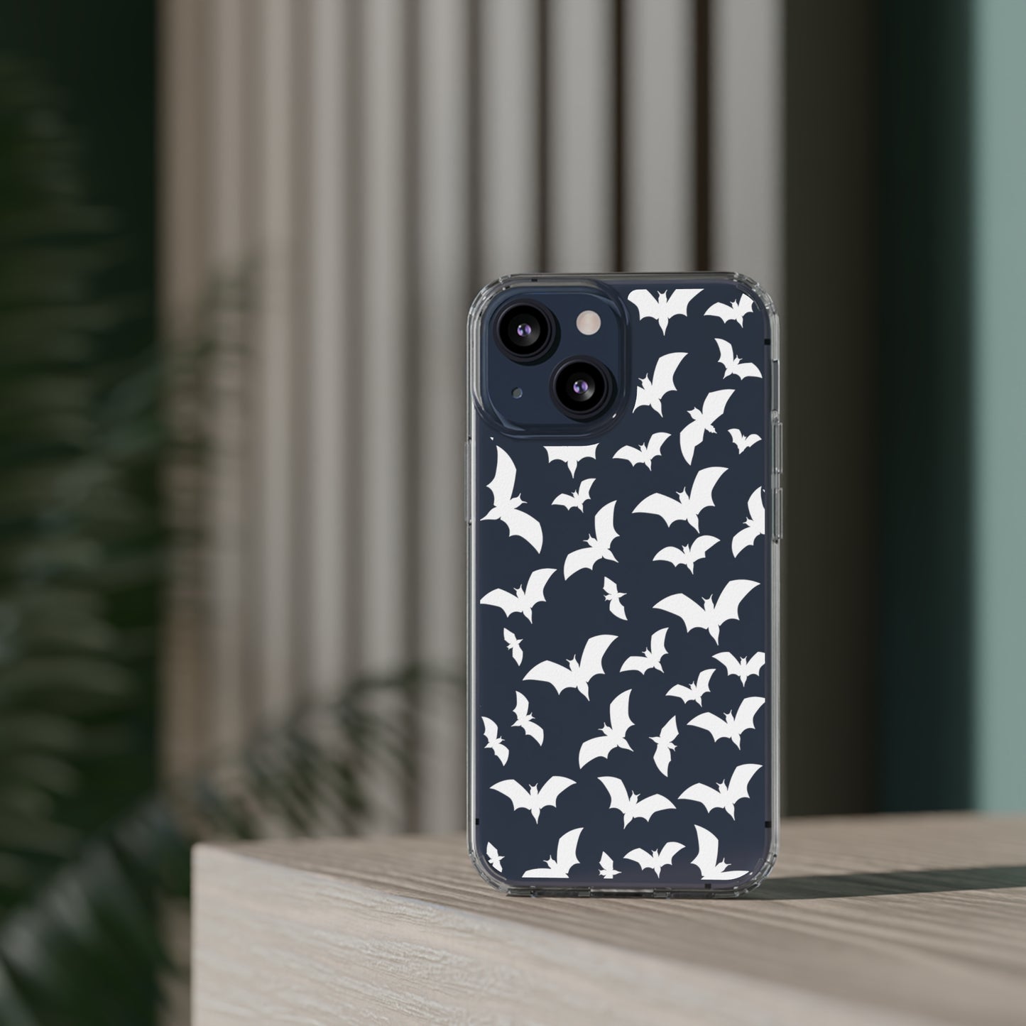 Bat Pattern 2 - Clear Phone Cases