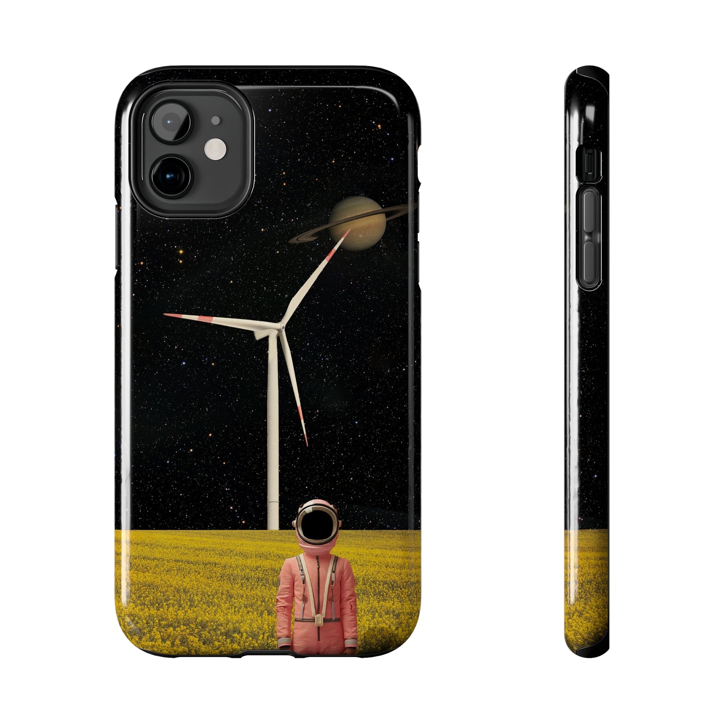 Tough iPhone Cases - Astronaut in Space Farm - By Tegusuk