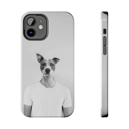 Protective iPhone Cases - Dog Man by Tegusuk