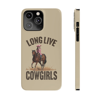 Western Cowgirl - Slim iPhone Case