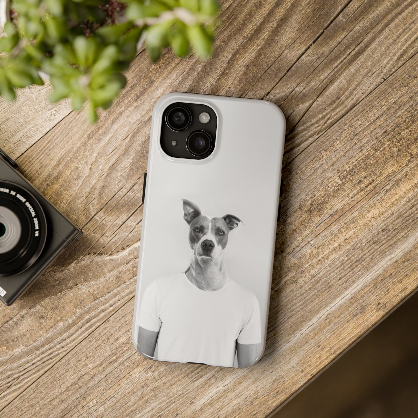 Protective iPhone Cases - Dog Man by Tegusuk