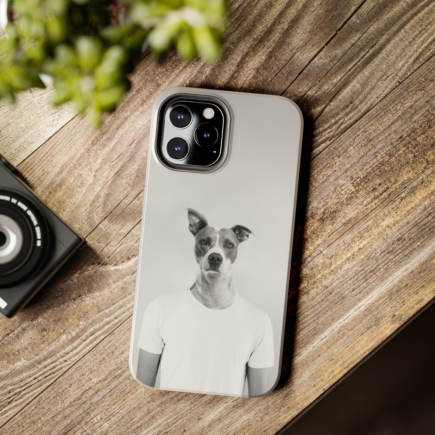 Protective iPhone Cases - Dog Man by Tegusuk