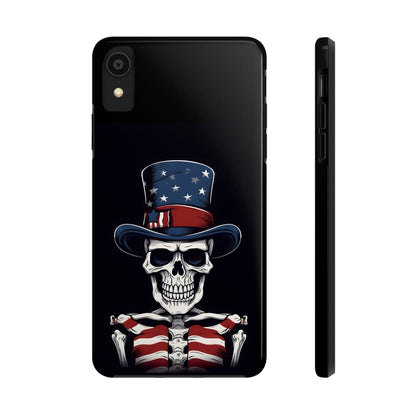 Skull - 4th of July - Protective iPhone Cases