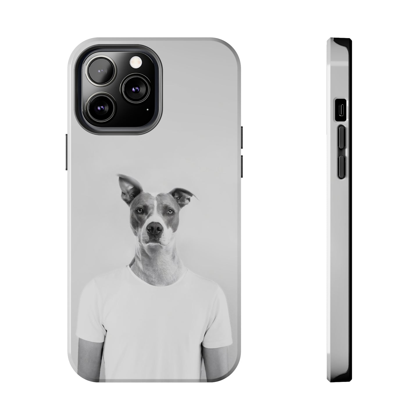 Protective iPhone Cases - Dog Man by Tegusuk