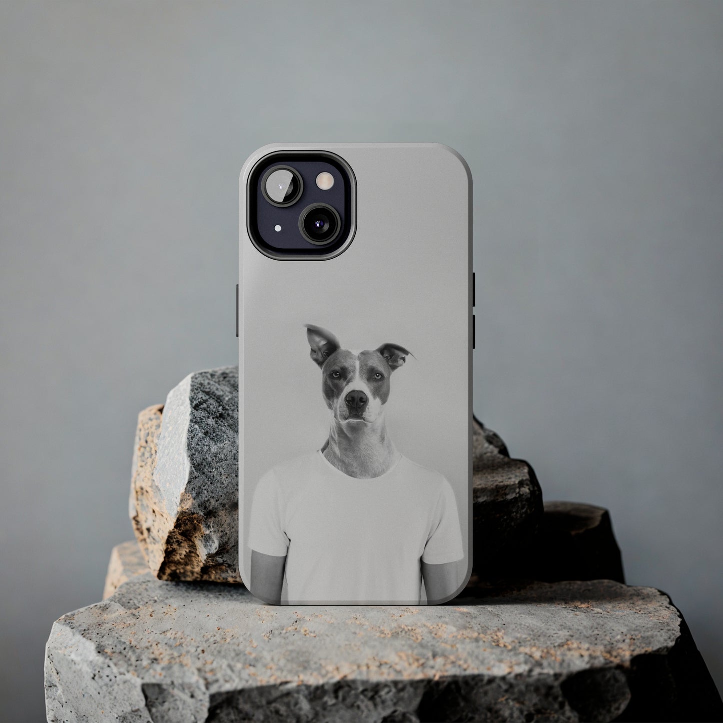 Protective iPhone Cases - Dog Man by Tegusuk