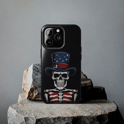 Skull - 4th of July - Protective iPhone Cases