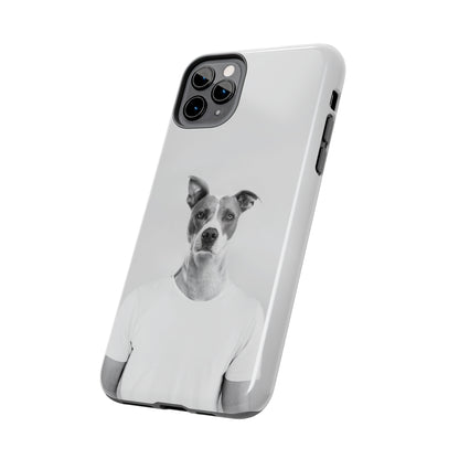 Protective iPhone Cases - Dog Man by Tegusuk