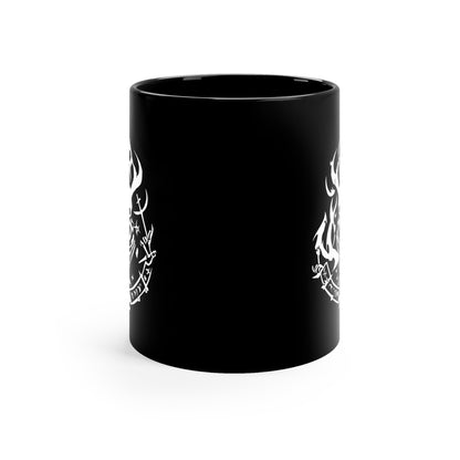 Goth Baphomet Skull - 11oz Black Gothic Cup - Tegusuk Store