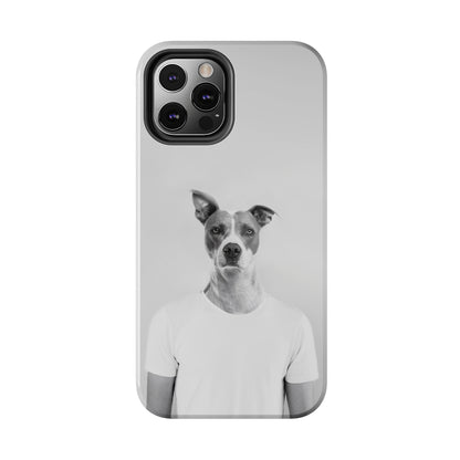 Protective iPhone Cases - Dog Man by Tegusuk