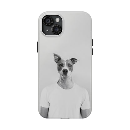 Protective iPhone Cases - Dog Man by Tegusuk