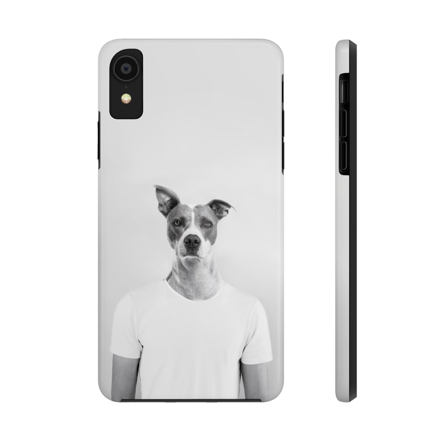 Protective iPhone Cases - Dog Man by Tegusuk