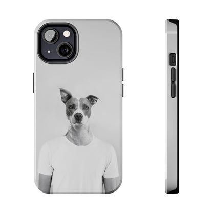 Protective iPhone Cases - Dog Man by Tegusuk