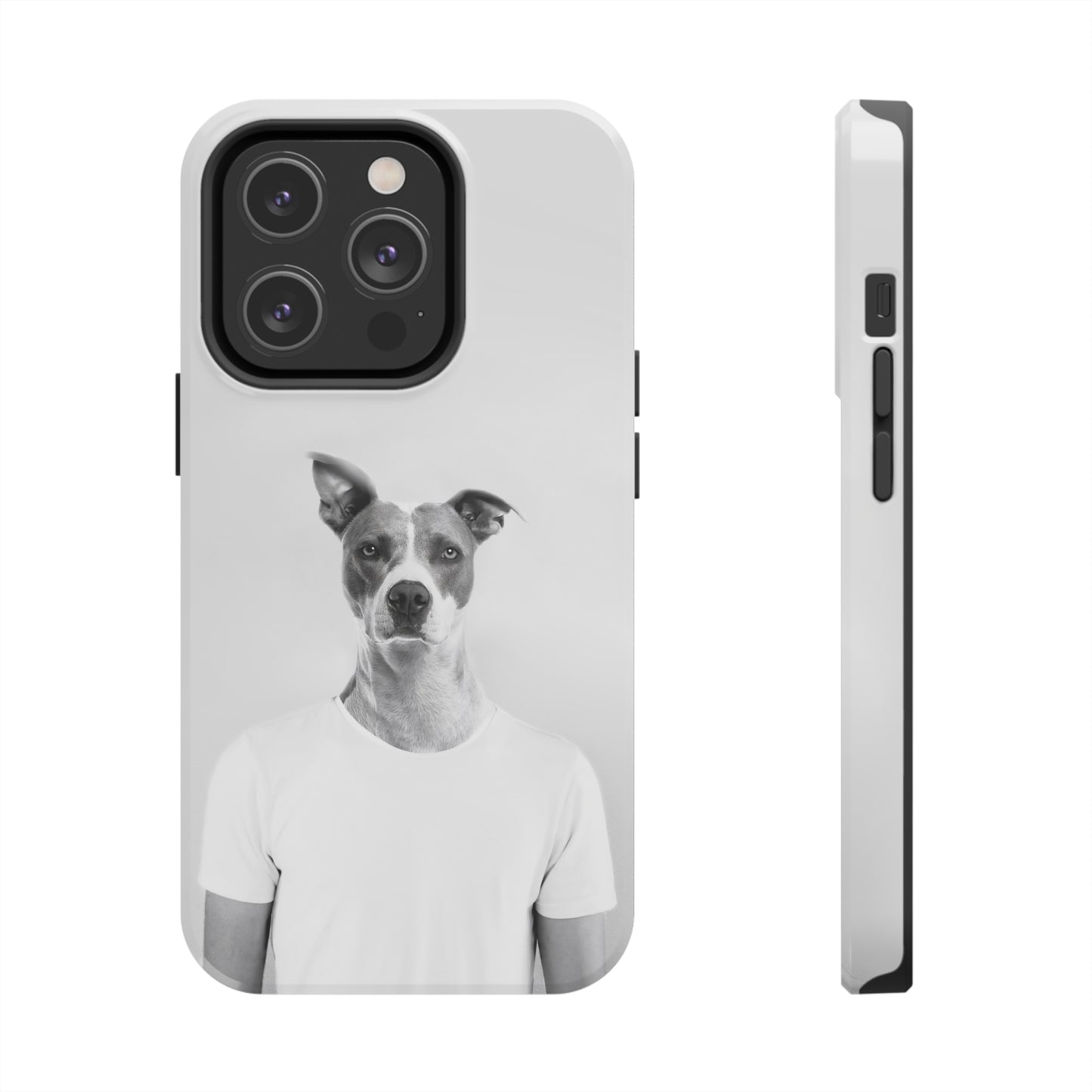 Protective iPhone Cases - Dog Man by Tegusuk