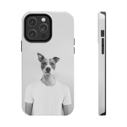 Protective iPhone Cases - Dog Man by Tegusuk