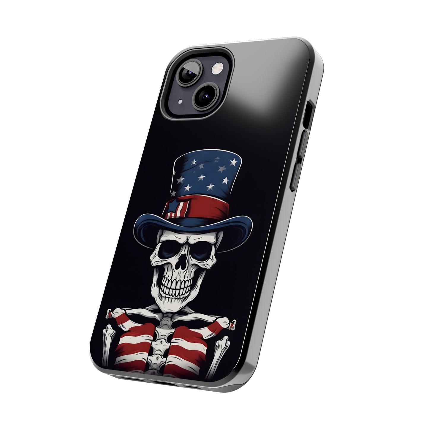 Skull - 4th of July - Protective iPhone Cases