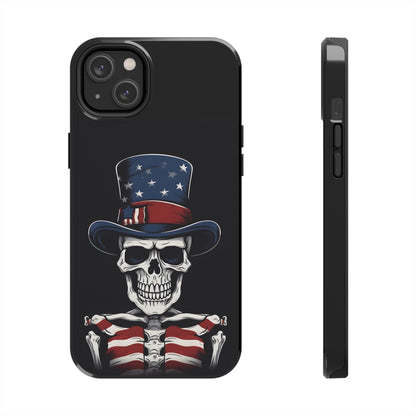 Skull - 4th of July - Protective iPhone Cases