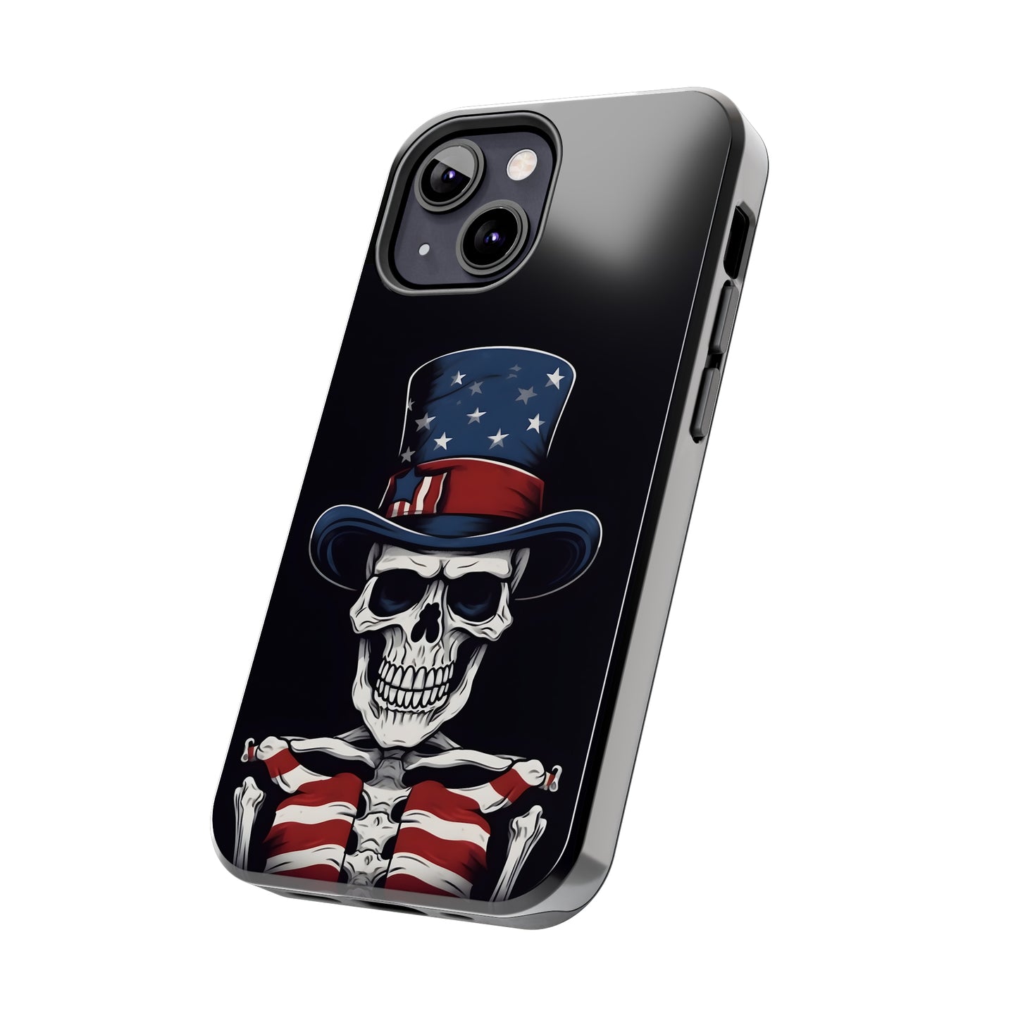 Skull - 4th of July - Protective iPhone Cases