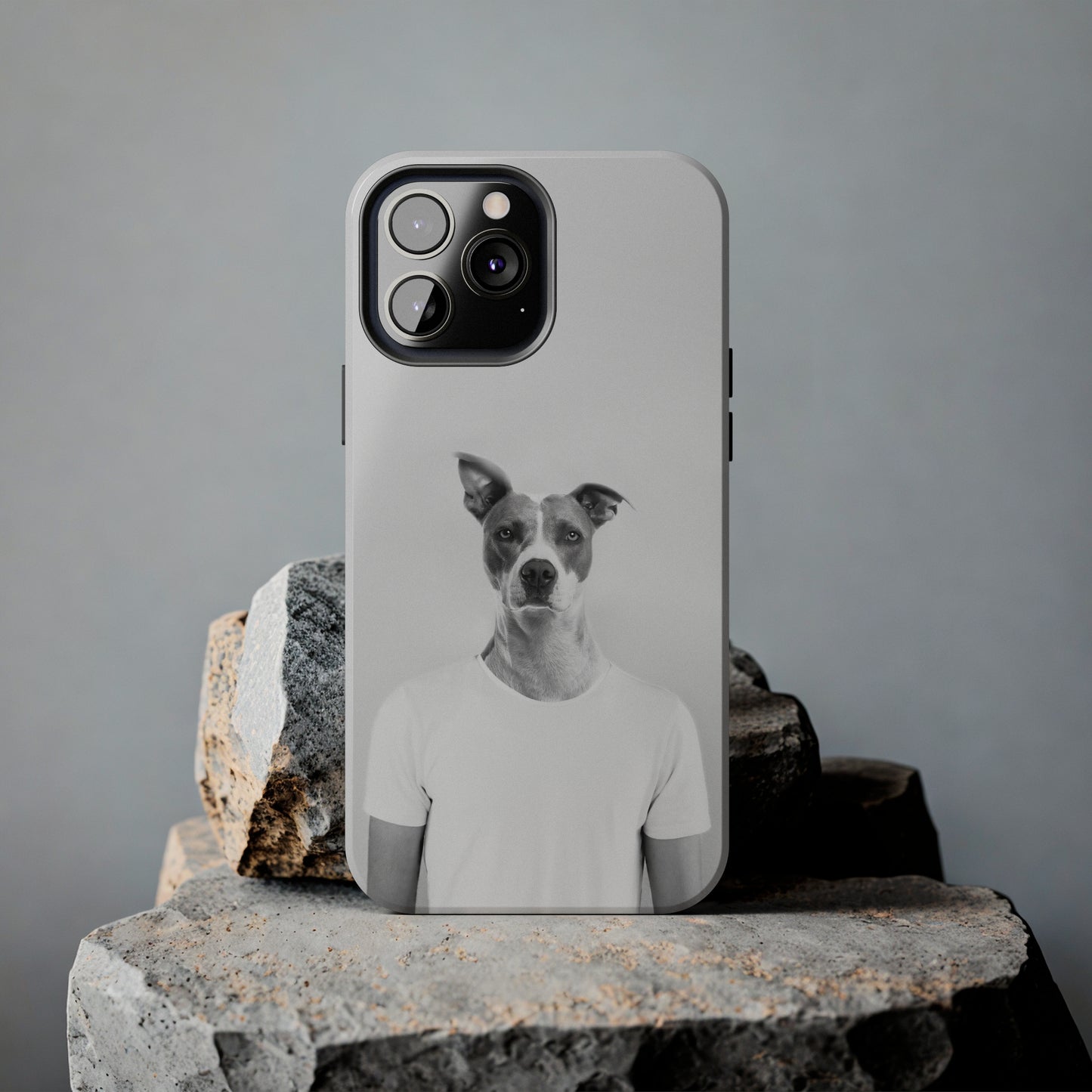 Protective iPhone Cases - Dog Man by Tegusuk