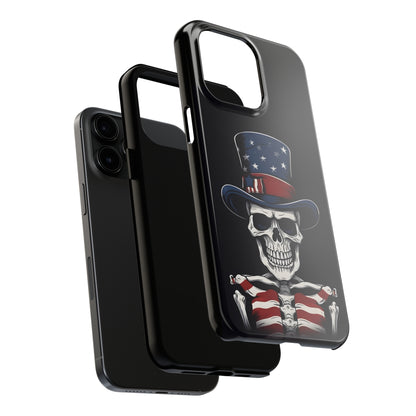 Skull - 4th of July - Protective iPhone Cases