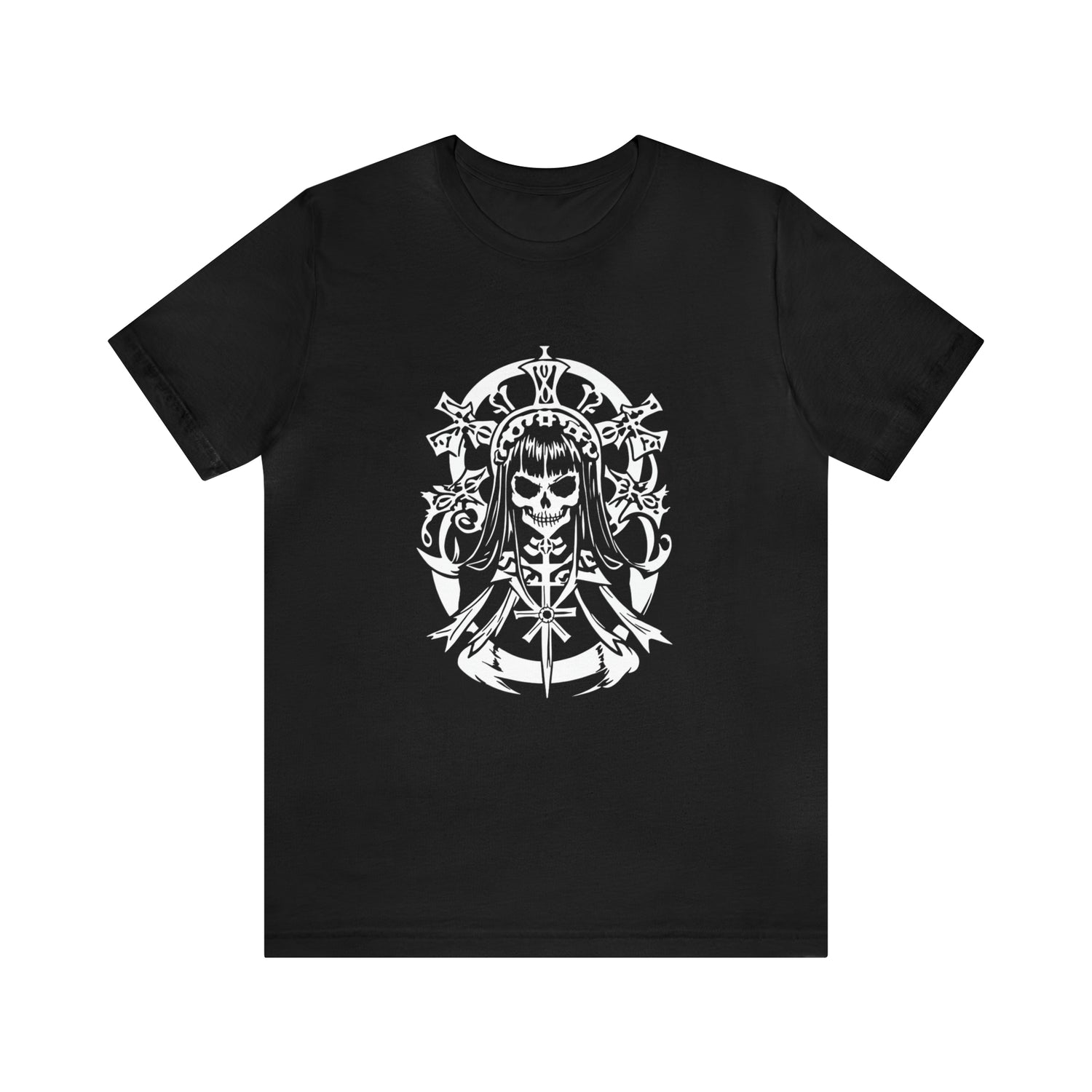 Gothic Skeleton Woman - Cotton Unisex T-Shirt - Tegusuk Store