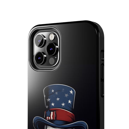 Skull - 4th of July - Protective iPhone Cases