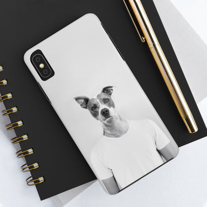 Protective iPhone Cases - Dog Man by Tegusuk