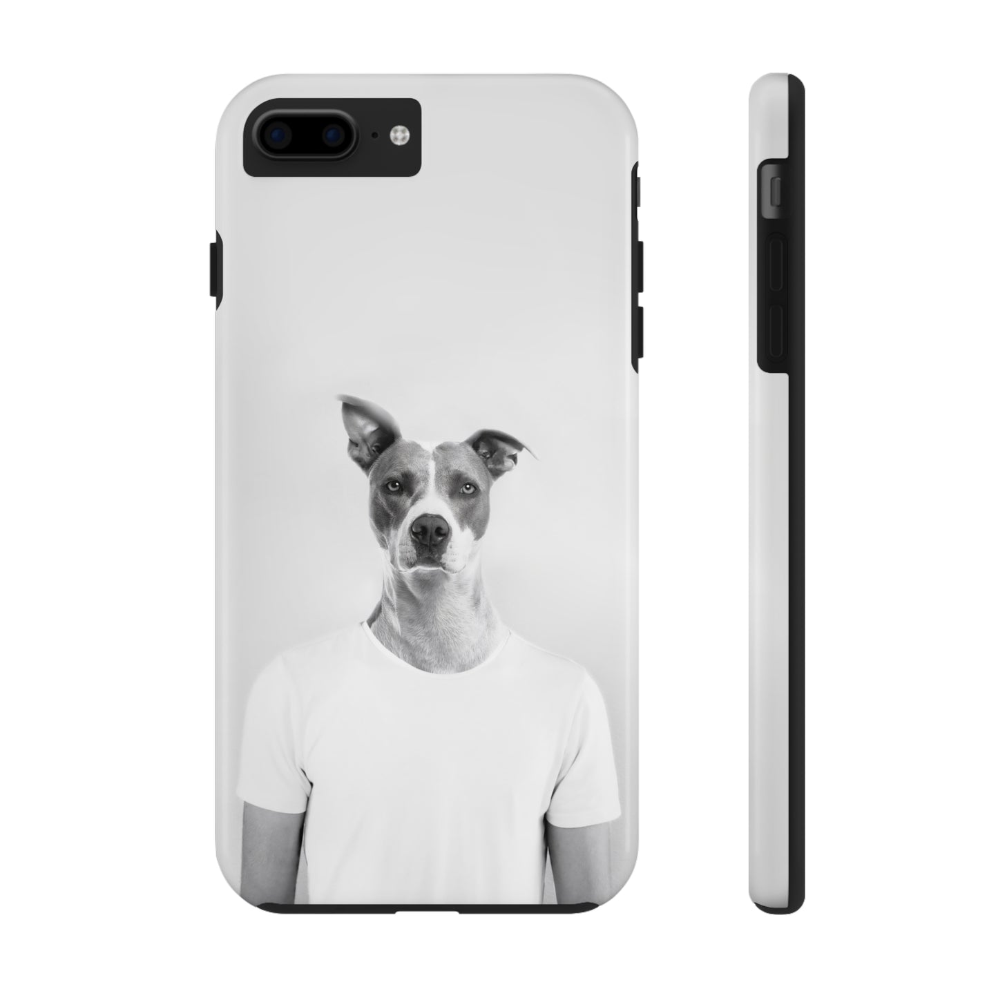 Protective iPhone Cases - Dog Man by Tegusuk