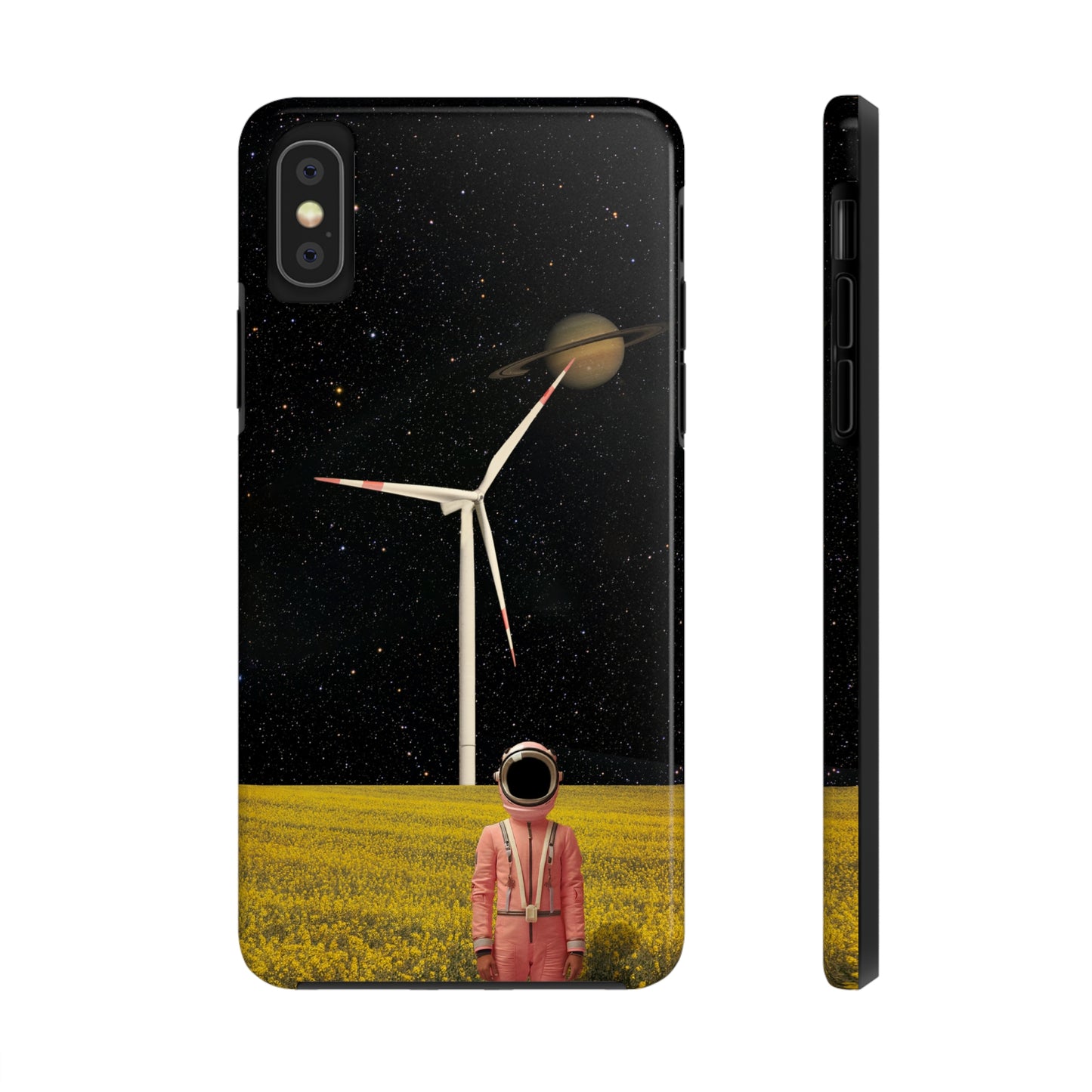 Tough iPhone Cases - Astronaut in Space Farm - By Tegusuk