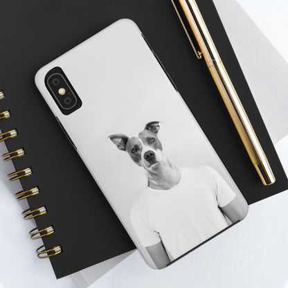 Protective iPhone Cases - Dog Man by Tegusuk