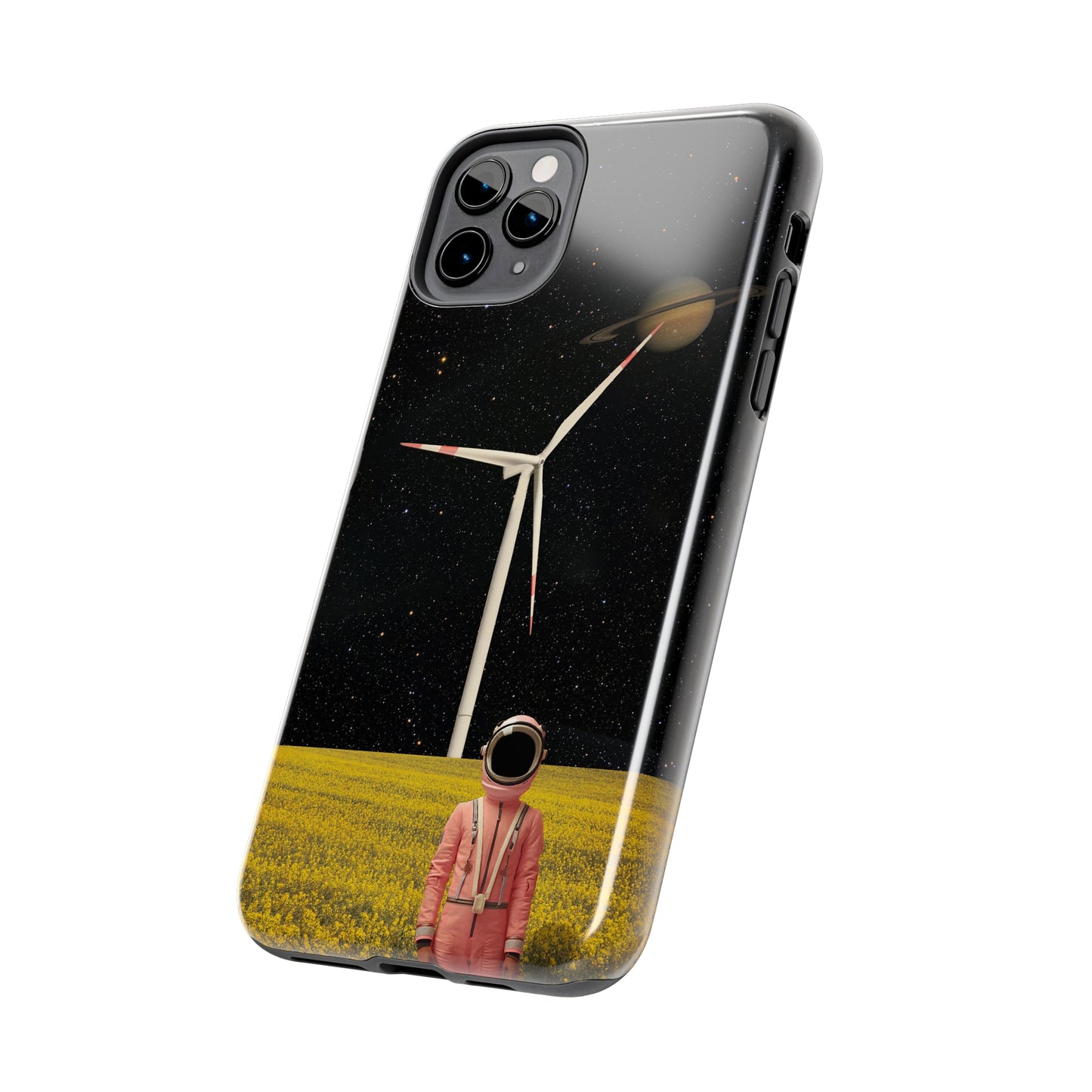 Tough iPhone Cases - Astronaut in Space Farm - By Tegusuk