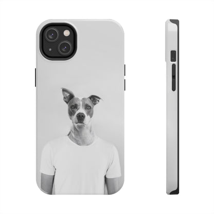 Protective iPhone Cases - Dog Man by Tegusuk