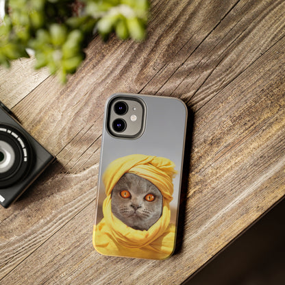 Protective iPhone Cases - Cat Man by Tegusuk