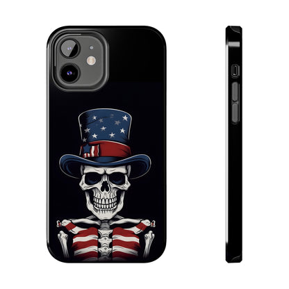 Skull - 4th of July - Protective iPhone Cases