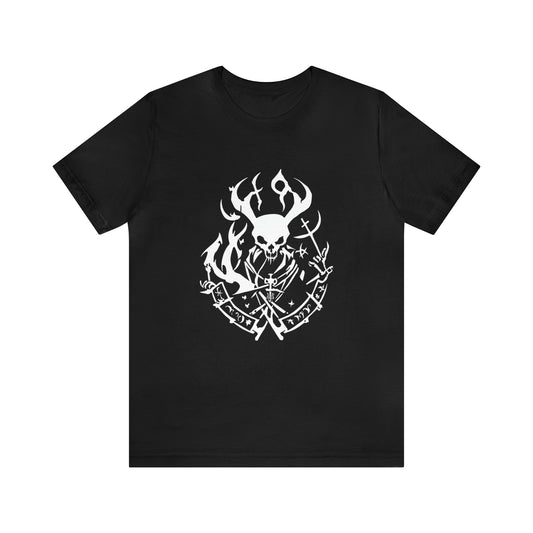 Goat Skull - Cotton Unisex T-Shirt - Tegusuk Store