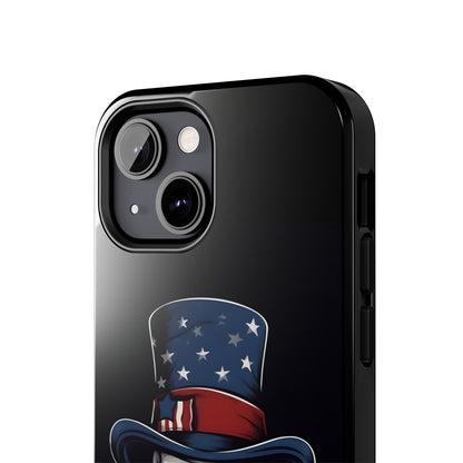 Skull - 4th of July - Protective iPhone Cases