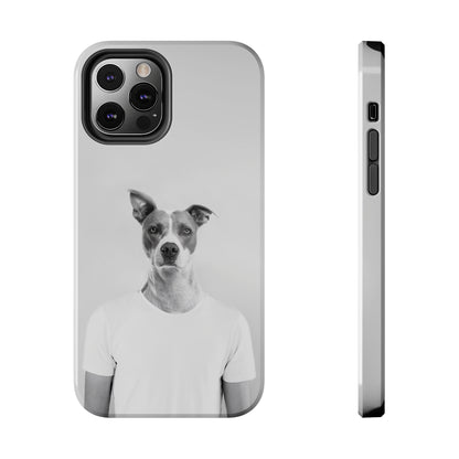 Protective iPhone Cases - Dog Man by Tegusuk