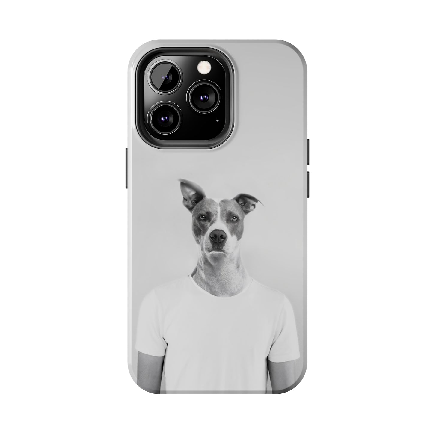 Protective iPhone Cases - Dog Man by Tegusuk