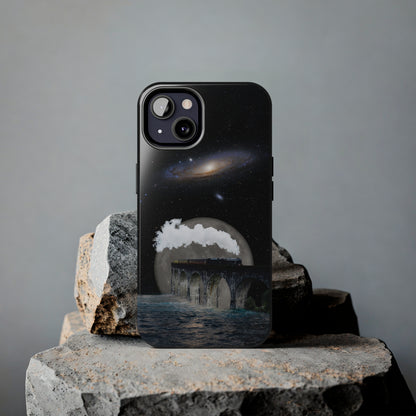 Protective iPhone Cases - Space Collage Art by Tegusuk
